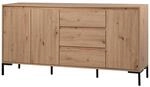 Sideboard Korsika Eiche Artisan Nachbildung B/H/T: ca. 170x87x40 cm