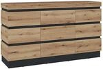 Sideboard Corte Eiche Evoke Coast Nachbildung anthrazit B/H/T: ca. 161x92,5x45 cm