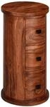 Sideboard natur schwarz lackiert B/H/T: ca. 35x65x35 cm