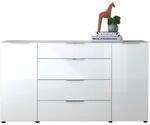 Kommode Santorin wei&szlig; B/H/T: ca. 180x99x40 cm