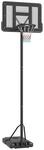 SPORTNOW Basketballkorb schwarz B/H/L: ca. 60x90x370 cm