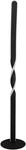 Reality Stehlampe Ginko mattschwarz Metall B/H/T: ca. 2x11x21,5 cm 1 Brennstellen