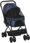 PawHut Hunde-Zubeh&ouml;r blau Polyester B/H/L: ca. 52x76,5x95 cm