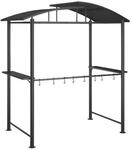 vidaXL Pavillon anthrazit Stahl B/H/T/L: ca. 114x230x114x210 cm