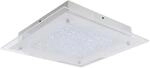 N&auml;ve Leuchten LED Deckenleuchte NV1182842 Chrom Metall Glas B/H/T: ca. 36x6x36 cm