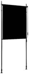 vidaXL Senkrechtmarkise anthrazit 100% Polyester Aluminium Stahl B/H: ca. 100x270 cm