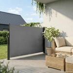 vidaXL Seitenmarkise anthrazit 100% Polyester B/T/L: ca. 180x300x300 cm