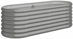 Hochbeet grau Stahl B/H/L: ca. 114x36x114 cm
