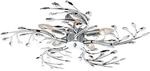 GLOBO Deckenleuchte Flasch Chrom Metall H/D: ca. 16x65 cm E14 5 Brennstellen