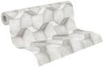 A.S.Creation Vliestapete grau B/H/D: ca. 53x1005x8,3 cm