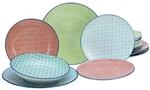 CreaTable Tafelservice Mediterran multicolor Steinzeug 12 tlg.