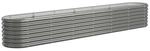 Hochbeet grau Stahl B/H/L: ca. 40x36x260 cm