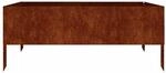 Garten-Hochbeet braun Stahl B/H/L: ca. 100x41x100 cm