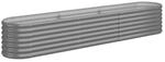 Hochbeet grau Stahl B/H/L: ca. 40x36x224 cm