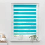 LICHTBLICK Doppelrollo Duo blau B/L: ca. 60x220 cm