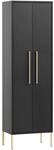 Midischrank Sarah schwarz B/H/T: ca. 46,2x154,7x30,1 cm