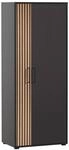 Aktenschrank Hank schwarz matt B/H/T: ca. 65,1x163,6x41 cm