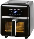 GOURMETmaxx Hei&szlig;luftfritteuse 16539 schwarz Edelstahl B/H/L: ca. 25x30x36,5 cm...