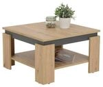 Couchtisch Tim III Eiche anthrazit B/H/T: ca. 68x41x68 cm