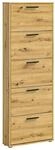 Schuhkipper SAM Eiche Nachbildung B/H/T: ca. 59x169x17 cm