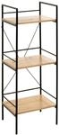 Regal Eiche Nachbildung schwarz B/H/T: ca. 34x96x27 cm