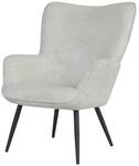 byLIVING Hocker UTA wei&szlig; B/H/T: ca. 72x97x80 cm