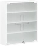 Medizinschrank Bjarne wei&szlig; matt B/H/T: ca. 64,2x74,1x19,6 cm