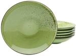 CreaTable Suppenteller NATURE COLLECTION gr&uuml;n Steinzeug D: ca. 22 cm