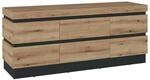 TV-Lowboard Corte Eiche Evoke Coast Nachbildung anthrazit B/H/T: ca. 161x68x45 cm