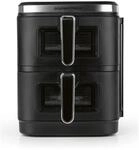 GOURMETmaxx Hei&szlig;luftfritteuse schwarz Kunststoff B/H/L: ca. 28,6x35,5x44,3 cm...