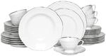 CreaTable Tafelservice Maria Theresia platin Porzellan 30 tlg.