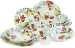 CreaTable Kombiservice MAPLE multicolor Steingut 16 tlg.