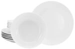 CreaTable Tafelservice Luna wei&szlig; Porzellan 12 tlg.