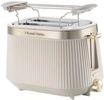 Russel Hobbs Toaster beige Edelstahl Kunststoff B/H/L: ca. 18x19x27 cm