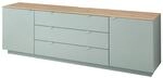Sideboard Core salbei Eiche Artisan Nachbildung B/H/T: ca. 240x77x44 cm