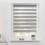 LICHTBLICK Doppelrollo Duo grau B/L: ca. 75x150 cm