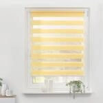 LICHTBLICK Doppelrollo Duo gelb B/L: ca. 50x150 cm