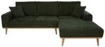 Ecksofa gr&uuml;n Microfaser B/H/T: ca. 259x90x191 cm