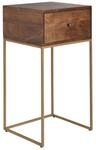 Nachtkonsole braun B/H/T: ca. 35x75x40 cm