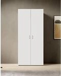 Kleiderschrank Joe wei&szlig; B/H/T: ca. 81x176x50,8 cm