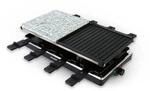 GOURMETmaxx Raclette 16543 schwarz Aluminium Marmor B/H/L: ca. 23,1x13x42,4 cm