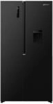 Gorenje Side-by-side K&uuml;hl-/Gefrierkombination NRS917E41BXWD schwarz B/H/T: ca.
