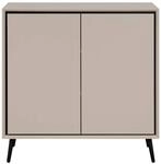 Kommode Arona sand schwarz B/H/T: ca. 90x90x38 cm