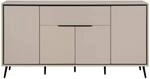 Sideboard Arona sand schwarz B/H/T: ca. 175x90x38 cm