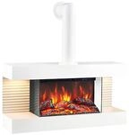 KAMINIO Elektrischer-Kamin LIZ wei&szlig; Metall B/H/T: ca. 82x84x21,7 cm ca. 2000 W