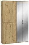 Garderobe PROJEKT Eiche Artisan Nachbildung Spiegel B/H/T: ca. 122x193x34 cm
