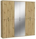 Garderobe PROJEKT Eiche Artisan Nachbildung Spiegel B/H/T: ca. 183x193x34 cm
