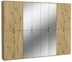 Garderobe PROJEKT Eiche Artisan Nachbildung Spiegel B/H/T: ca. 244x193x34 cm