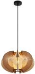 GLOBO Pendelleuchte SAKURA 30534446 natur dunkelbraun schwarz MDF Metall Hanfseil