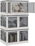 HOMCOM Aufbewahrungsbox wei&szlig; B/H/L: ca. 42x60x34 cm